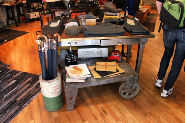 In einem Geschäft in Dumbo